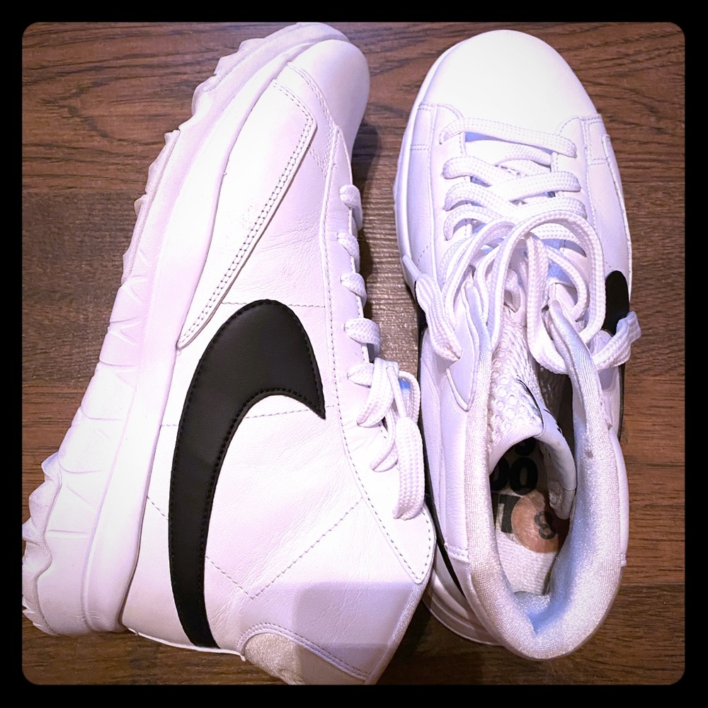 NIKE White Golf Women High Tops Sneakers